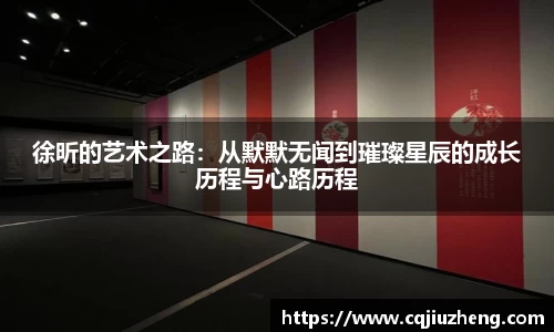 徐昕的艺术之路：从默默无闻到璀璨星辰的成长历程与心路历程